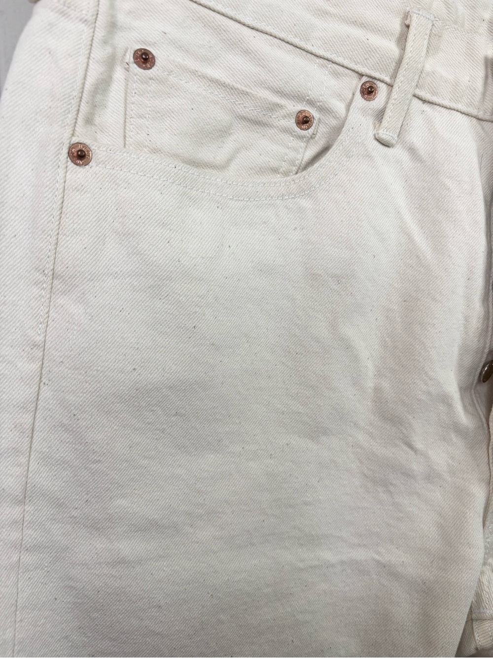 Buck Mason Japanese bookstore selvage full saddle jeans men’s size 33x28 new - Picture 5 of 11